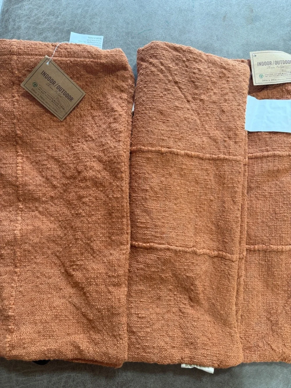 Rust Orange Decorative Pillow Cover - Unknown Brand